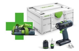 Festool Akumulatorowa wiertarko-wkrętarka T 18+3-Basic 577051